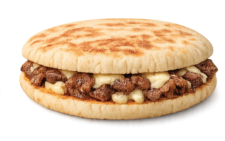 Bazlama Kavurma Kaşarlı Tost