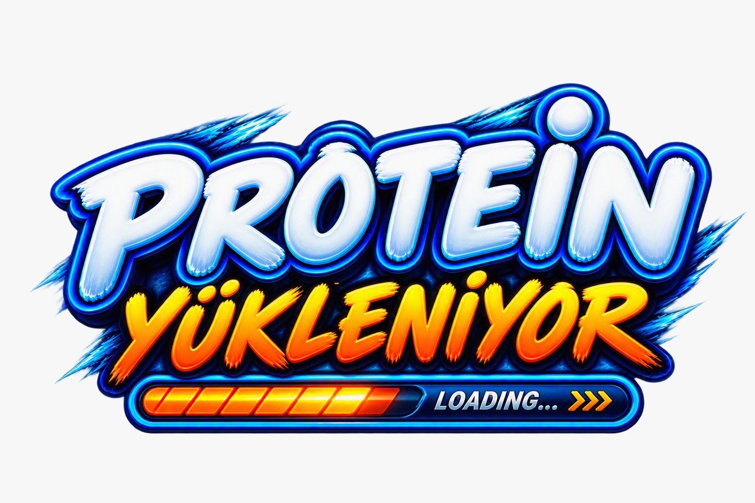 Protein yükleniyor slogan görseli
