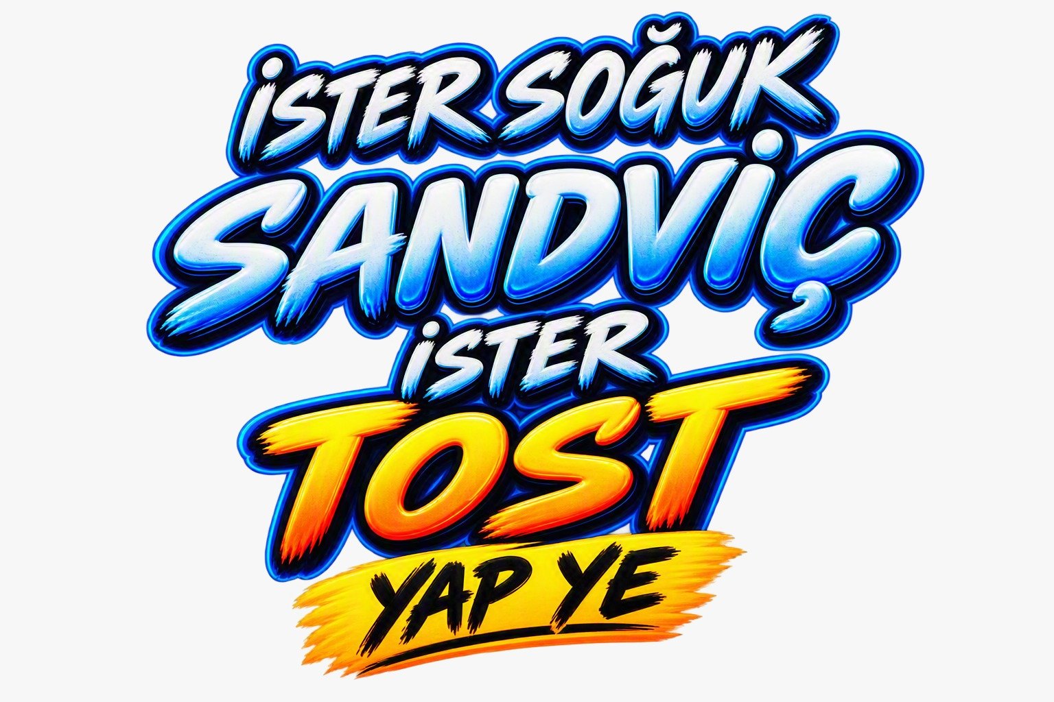 İster soğuk sandviç, ister tost yap ye